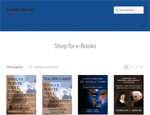 Tablet Screenshot of bastionbooks.com